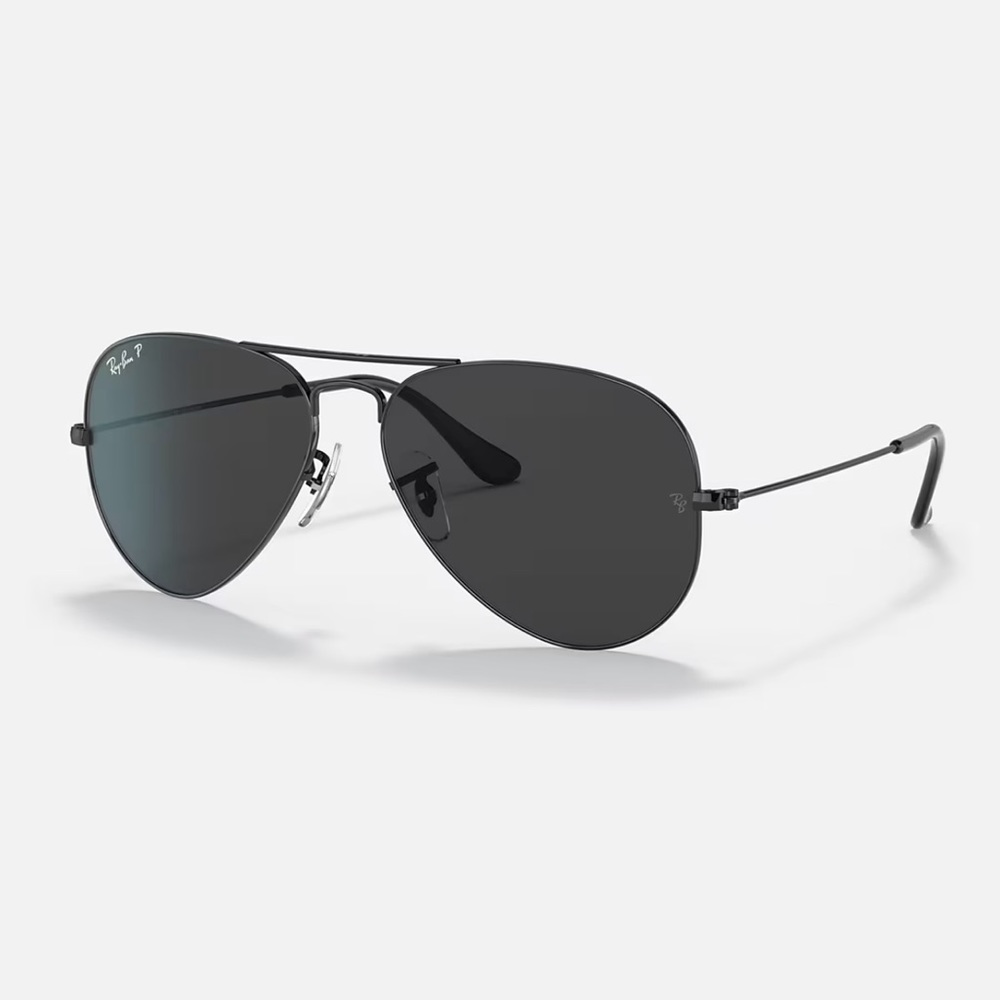 Ray Ban Aviator Total Black Sunglasses
